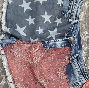 Crazy Train Americana shorts 3x (18/20) NWOT